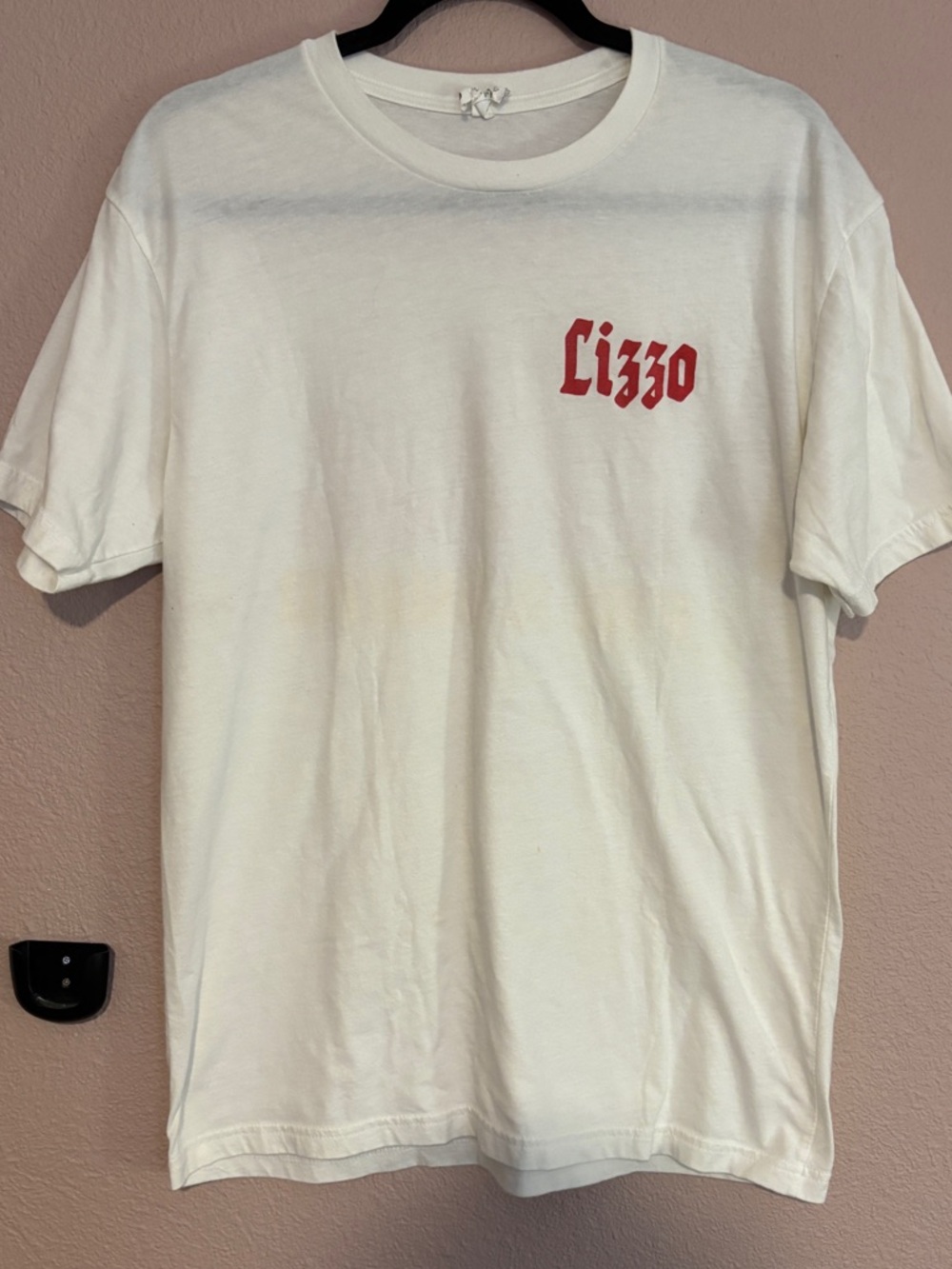Lizzo White Graphic Crewneck Short Sleeve Tshirt- Size Large